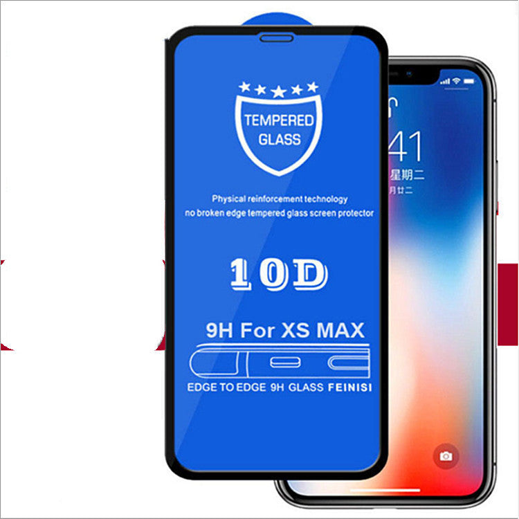 Compatible with Apple , Cold Carved Xsmax  Edge XR Tempered Film